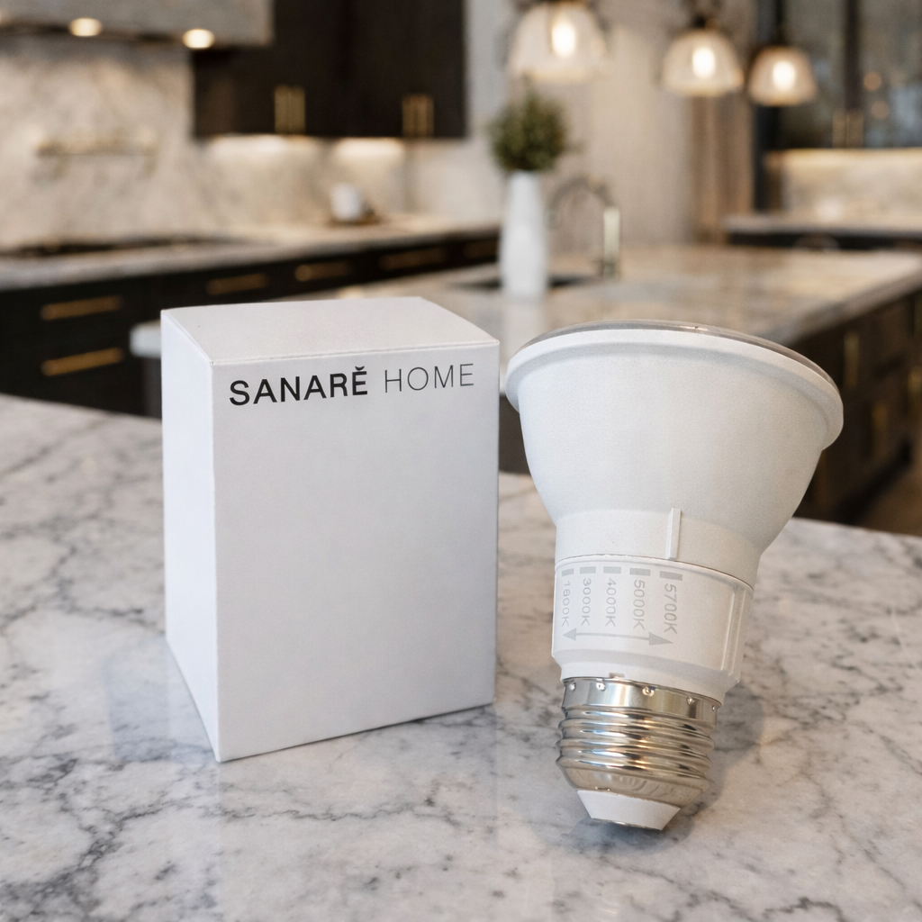 Circadian LED Light Bulb | PAR20, 6W, 5-CCT Tunable (1800K–5700K)
